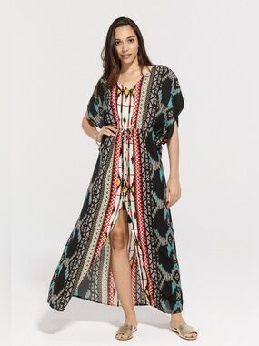Mamey | Tribal Beach Kaftan Dress